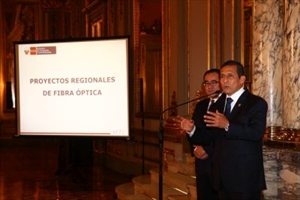 Humala participó de la firma de contratos - Crédito: Presidencia de Perú
